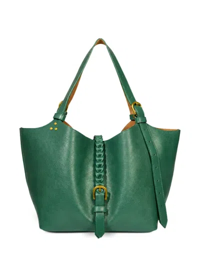 Jérôme Dreyfuss S Joseph Braided Leather Shoulder Bag In Green