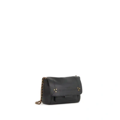 Jérôme Dreyfuss Lulu Mini Leather Handbag In Black
