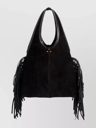 Jérôme Dreyfuss Shoulder Bag Paco S With Dual Handles In Black