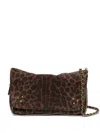 Jérôme Dreyfuss Bobi Leopard-print Shoulder Bag In Brown