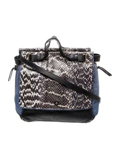Pre-owned Jérôme Dreyfuss Snakeskin Shoulder Bag