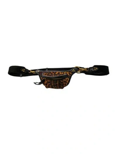 Pre-owned Jérôme Dreyfuss Suede Belt Bag In Multicolor