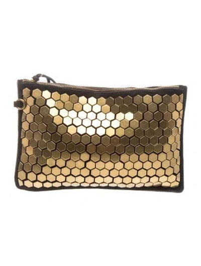 Pre-owned Jérôme Dreyfuss Suede Clutch In Multi