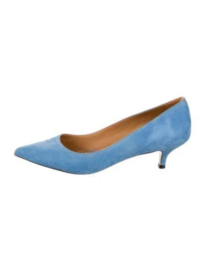 Pre-owned Jérôme Dreyfuss Suede Pumps In Blue