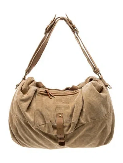 Pre-owned Jérôme Dreyfuss Suede Top Handle Bag In Multi