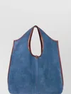 Jérôme Dreyfuss Two-tone Shoulder Bag Dual Top Handles In Blue