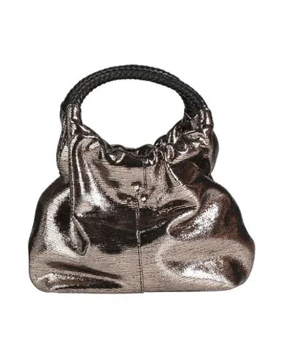 Jérôme Dreyfuss Woman Handbag Platinum Size - Leather In Grey