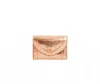 Jérôme Dreyfuss Women's Helmut Pm Wallet In Lame Rose Gold In Brown