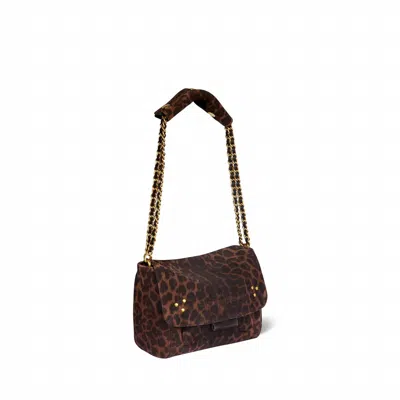 Jérôme Dreyfuss Women's Lulu Small Crossbody Bag In Leopard Natural In Brown