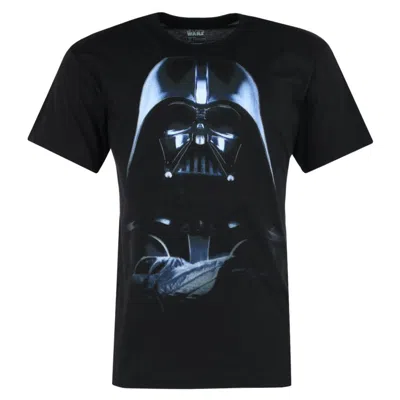 Jerry Leigh Men's Disney Darth Vader Star Wars Short Sleeve T-shirt In Black