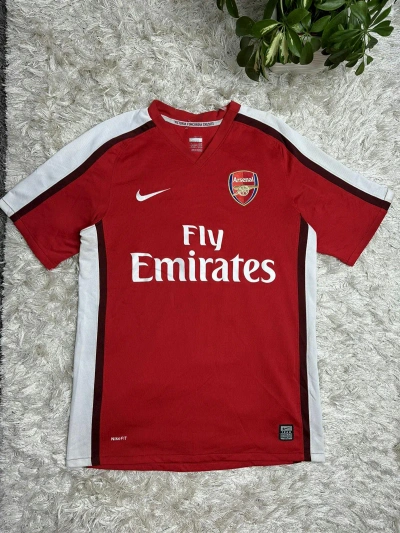 Pre-owned Jersey X Nike Arsenal Jersey Nike Vintage 2009 Home Football Soccer In Red
