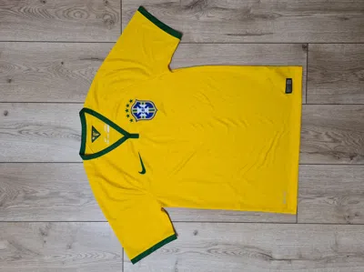 Pre-owned Jersey X Nike Brazil 2014 2016 Home Football Shirt Soccer Jersey In Yellow
