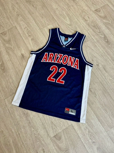 Pre-owned Jersey X Nike Vintage Nike Arizona Wildcats Jersey 90's In Black