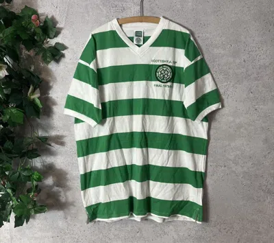 Pre-owned Jersey X Soccer Jersey Score Draw Celtic Scottish F.a Cup Final 1979 1980 T Shirt In White/green