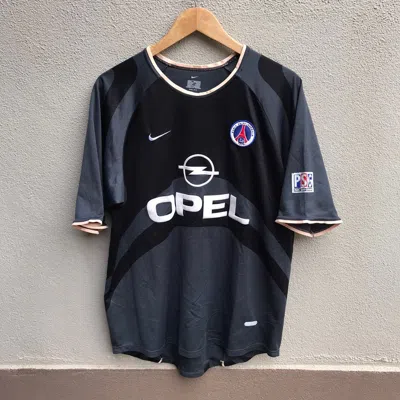 Pre-owned Jersey X Soccer Jersey Vintage Psg Club Jersey Nike Football Opel In Black
