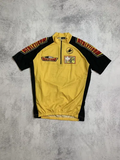 Pre-owned Jersey X Vintage Castelli Vintage Velo Jersey In Yellow