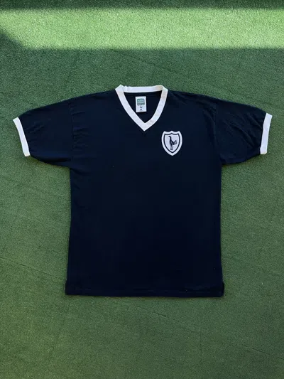 Pre-owned Jersey X Vintage Tottenham Hotspur 1966-67 Retro Football Jersey 4 In Navy Blue