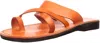 Jerusalem Sandals The Good Shepherd Slide Sandal In Orange In Orange