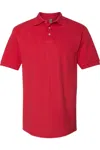 Jerzees 100% Ringspun Cotton Piqu Polo In Multi