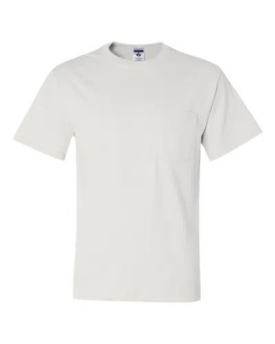 Jerzees Dri-power 50/50 Pocket T-shirt In White