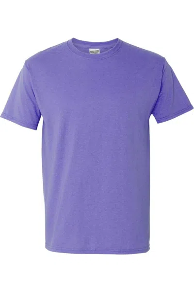 Jerzees Dri-power 50/50 T-shirt In Purple