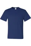 Jerzees Premium Cotton T-shirt In Blue