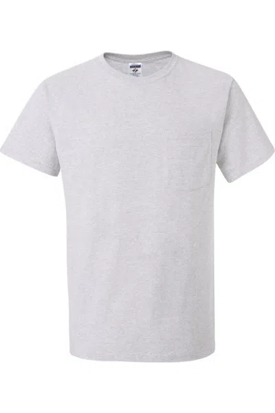JERZEES DRI-POWER 50/50 T-SHIRT WITH A POCKET