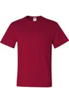 Jerzees Dri-power 50/50 T-shirt With A Pocket In Multi