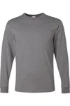 Jerzees Dri-power Long Sleeve 50/50 T-shirt In Blue