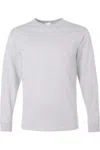Jerzees Dri-power Long Sleeve 50/50 T-shirt In Grey