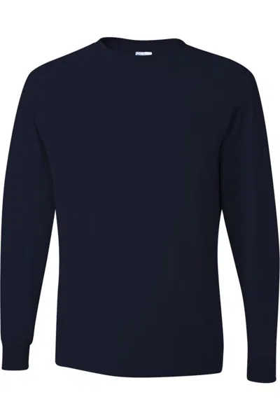 Jerzees Dri-power Long Sleeve 50/50 T-shirt In Multi