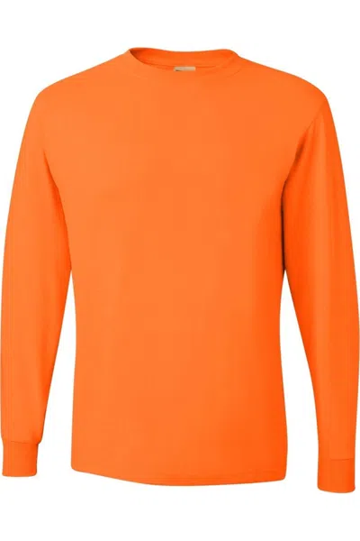 Jerzees Dri-power Long Sleeve 50/50 T-shirt In Multi