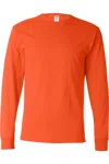 Jerzees Dri-power Long Sleeve 50/50 T-shirt In Yellow