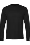 Jerzees Dri-power Performance Long Sleeve T-shirt In Black
