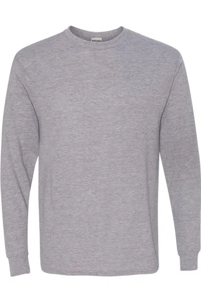 Jerzees Dri-power Performance Long Sleeve T-shirt In Green