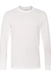 Jerzees Dri-power Performance Long Sleeve T-shirt In White