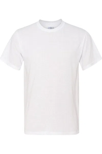 Jerzees Dri-power Performance Short Sleeve T-shirt In White