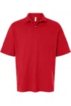 Jerzees Dri-power Polo With Pocket In Red