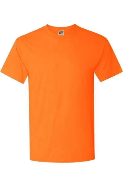 Jerzees Dri-power Performance Short Sleeve T-shirt In Orange