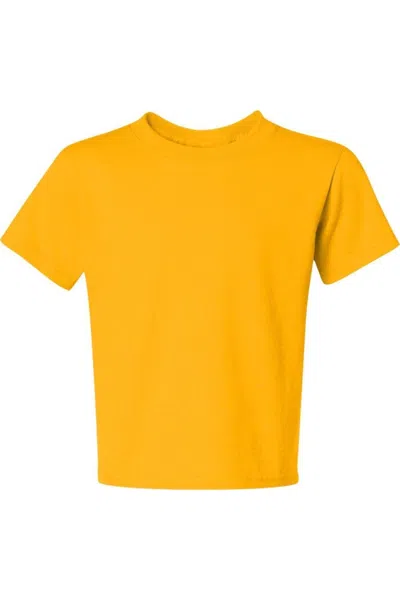 Jerzees Kids' Dri-power Youth 50/50 T-shirt In Yellow
