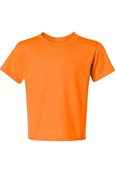 Jerzees Kids' Dri-power Youth 50/50 T-shirt In Orange