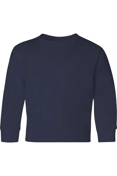 Jerzees Kids' Dri-power Youth Long Sleeve 50/50 T-shirt In Multi