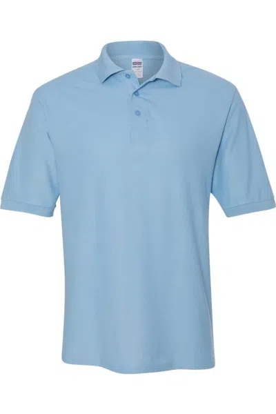 Jerzees Easy Care Piqu Polo In Blue