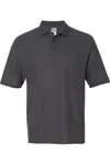Jerzees Easy Care Piqu Polo In Grey