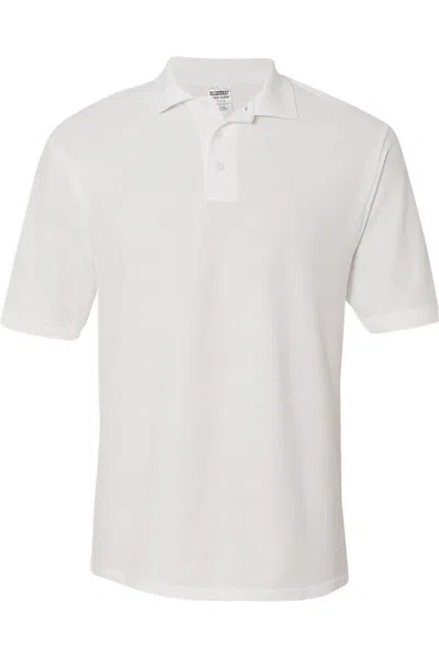 Jerzees Easy Care Piqu Polo In White