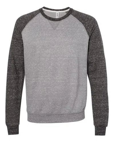 Jerzees Men's Snow Heather French Terry Crewneck Sweatshirt In Multi