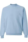 Jerzees Nublend Crewneck Sweatshirt In Blue