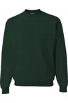 Jerzees Nublend Crewneck Sweatshirt In Green