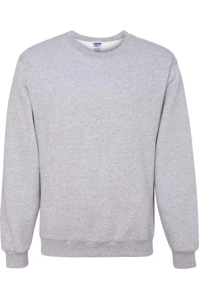 Jerzees Nublend Crewneck Sweatshirt In Grey