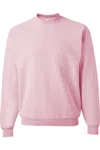 Jerzees Nublend Crewneck Sweatshirt In Pink